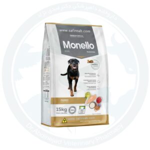 غذای سگ بالغ تردیشنال ۱ کیلویی فله برند مونلو برزیل ( monello )