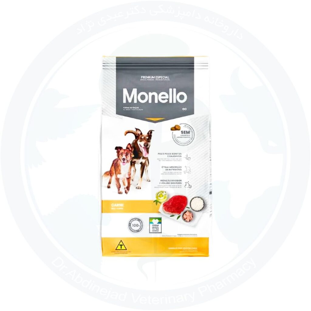 غذای سگ بالغ مدل GO با وزن 1 کیلویی فله برند مونلو برزیل ( monello )